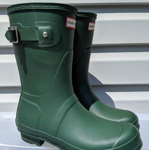 Hunter rain boots - Green - Women's size 7